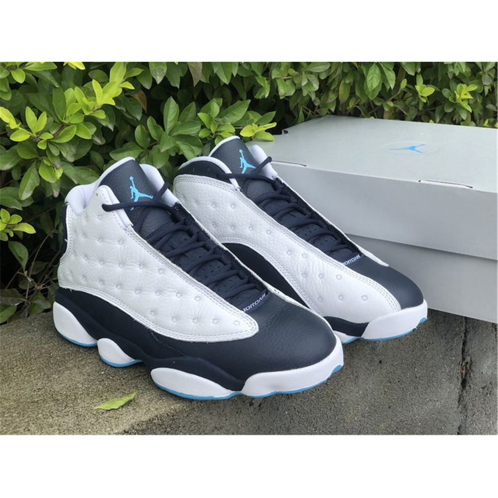 Jordan AJ 13 “Dark Powder Blue” Sneakers - DesignerGu