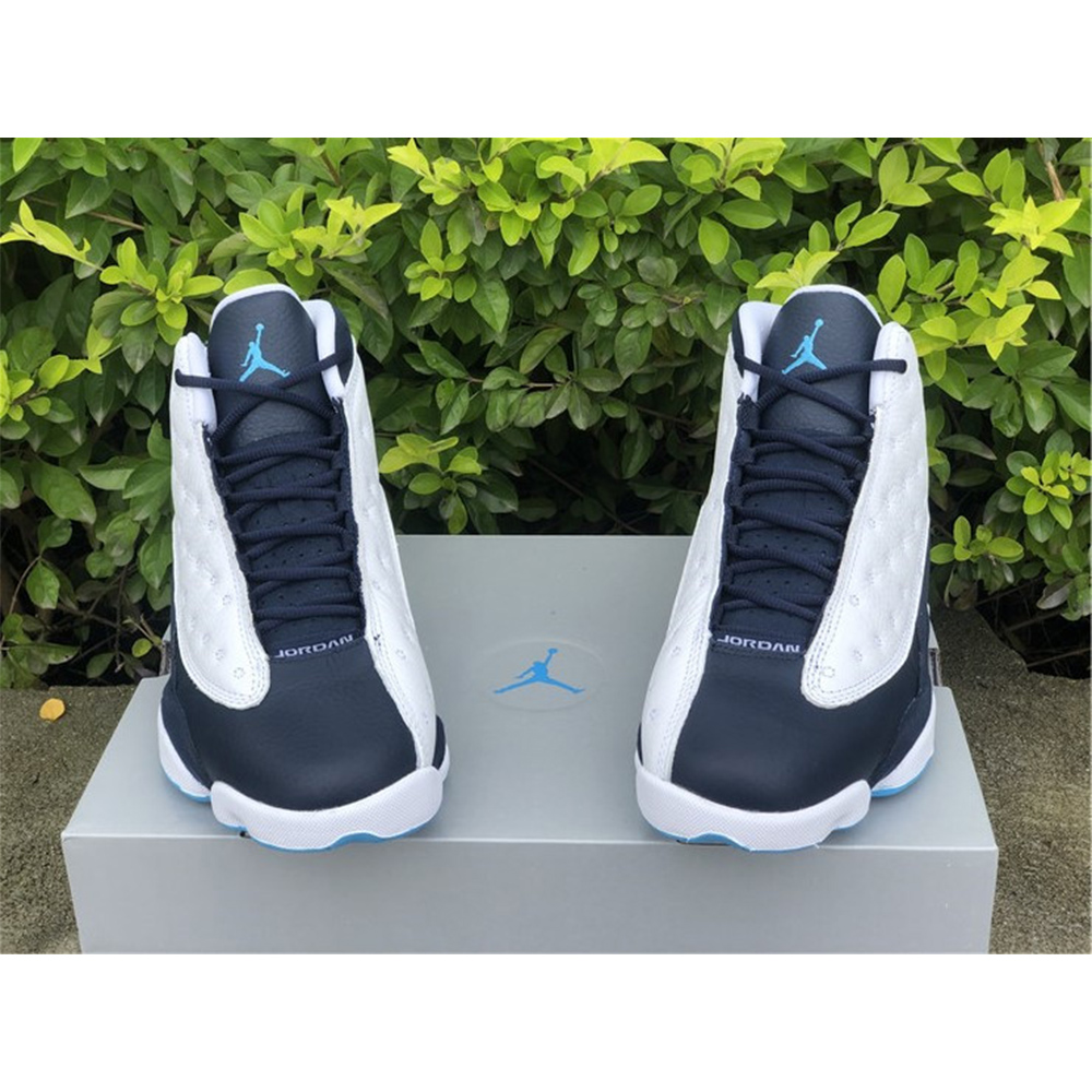 Jordan AJ 13 “Dark Powder Blue” Sneakers - DesignerGu