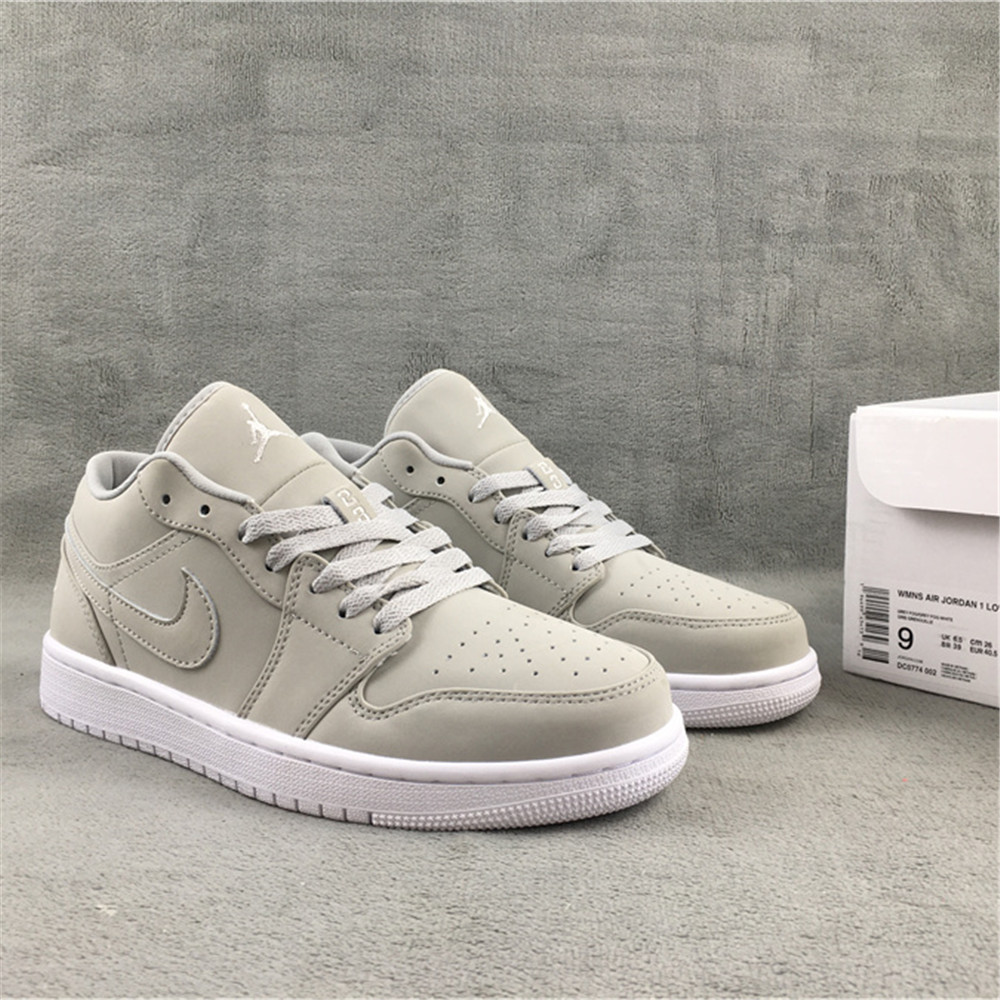 Jordan AJ1 Low Grey Fog Sneaker DC0774-002 - DesignerGu