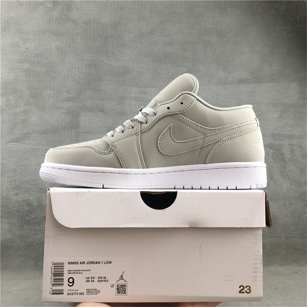 Jordan AJ1 Low Grey Fog Sneaker DC0774-002 - DesignerGu