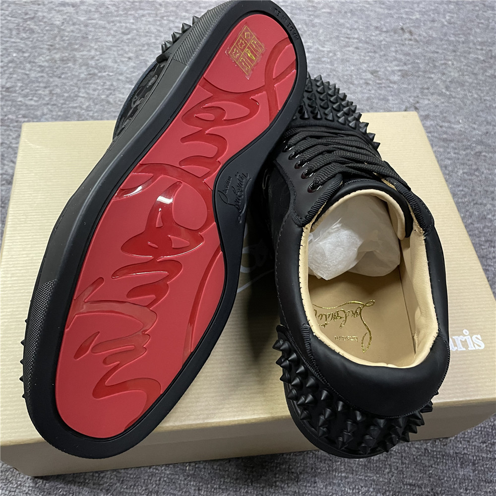 Christian Louboutin Louis Junior Spikes Orlato Sneakers - DesignerGu