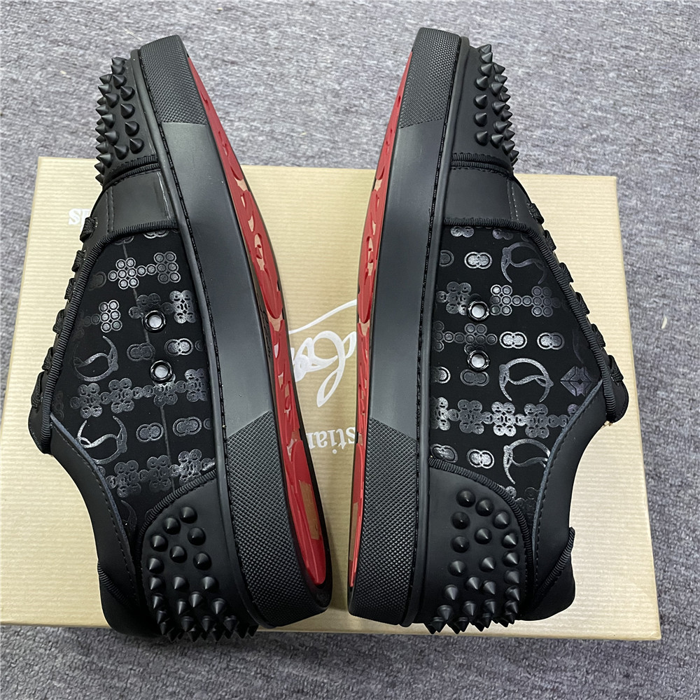 Christian Louboutin Louis Junior Spikes Orlato Sneakers - DesignerGu