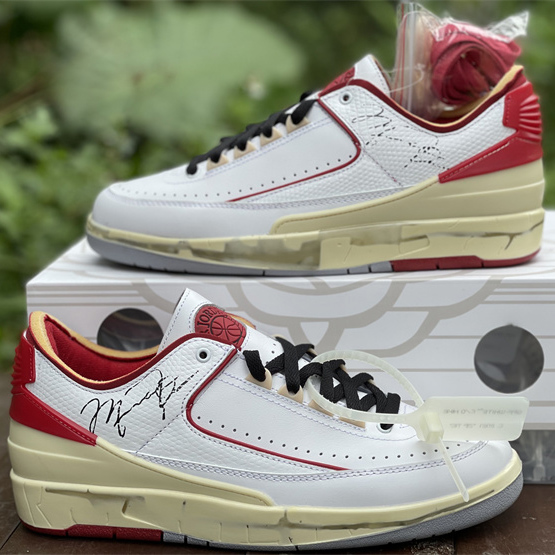 Jordan Offwhite X AJ2 Low DJ4375-106 - DesignerGu