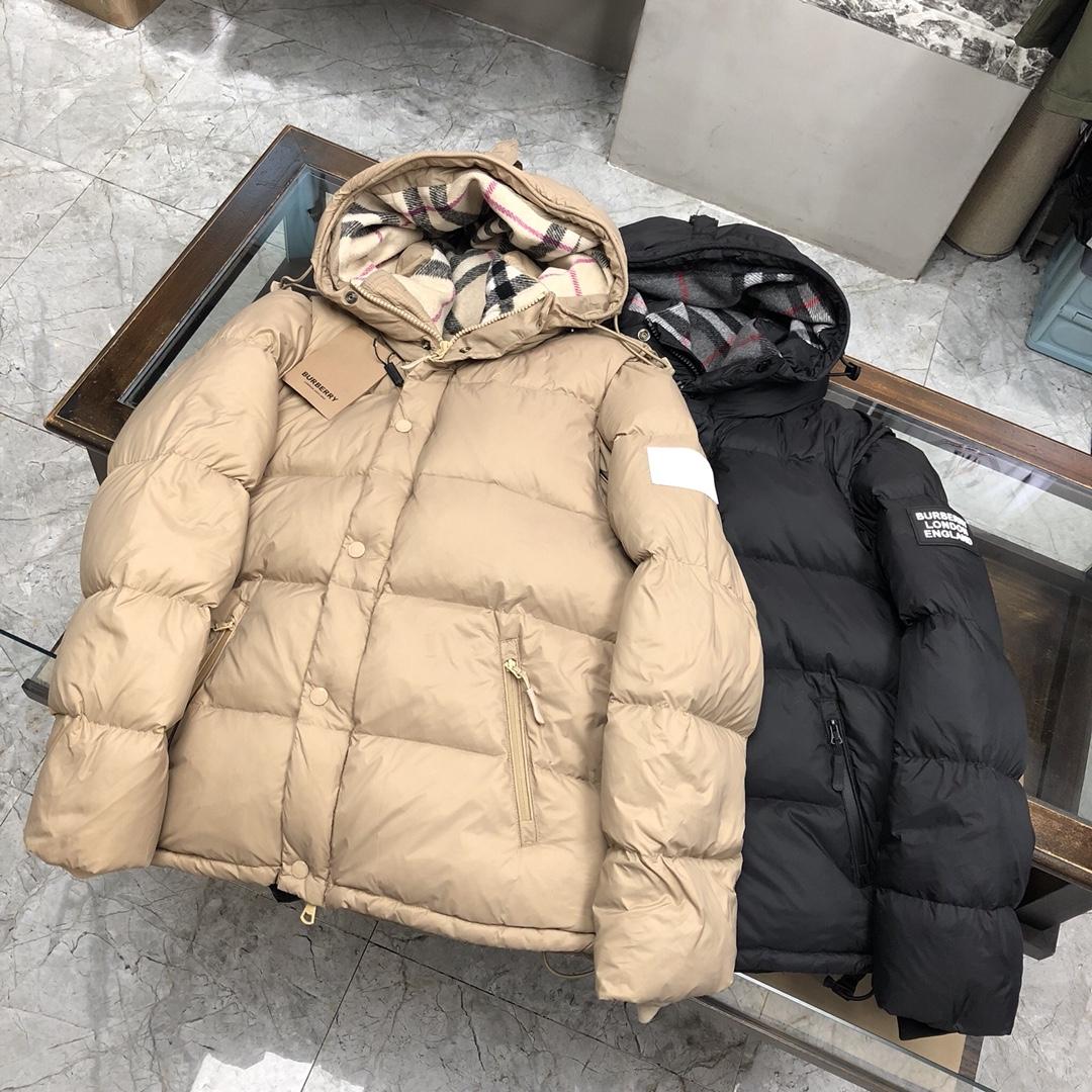 Burberry Logo Print Down Jacket - DesignerGu