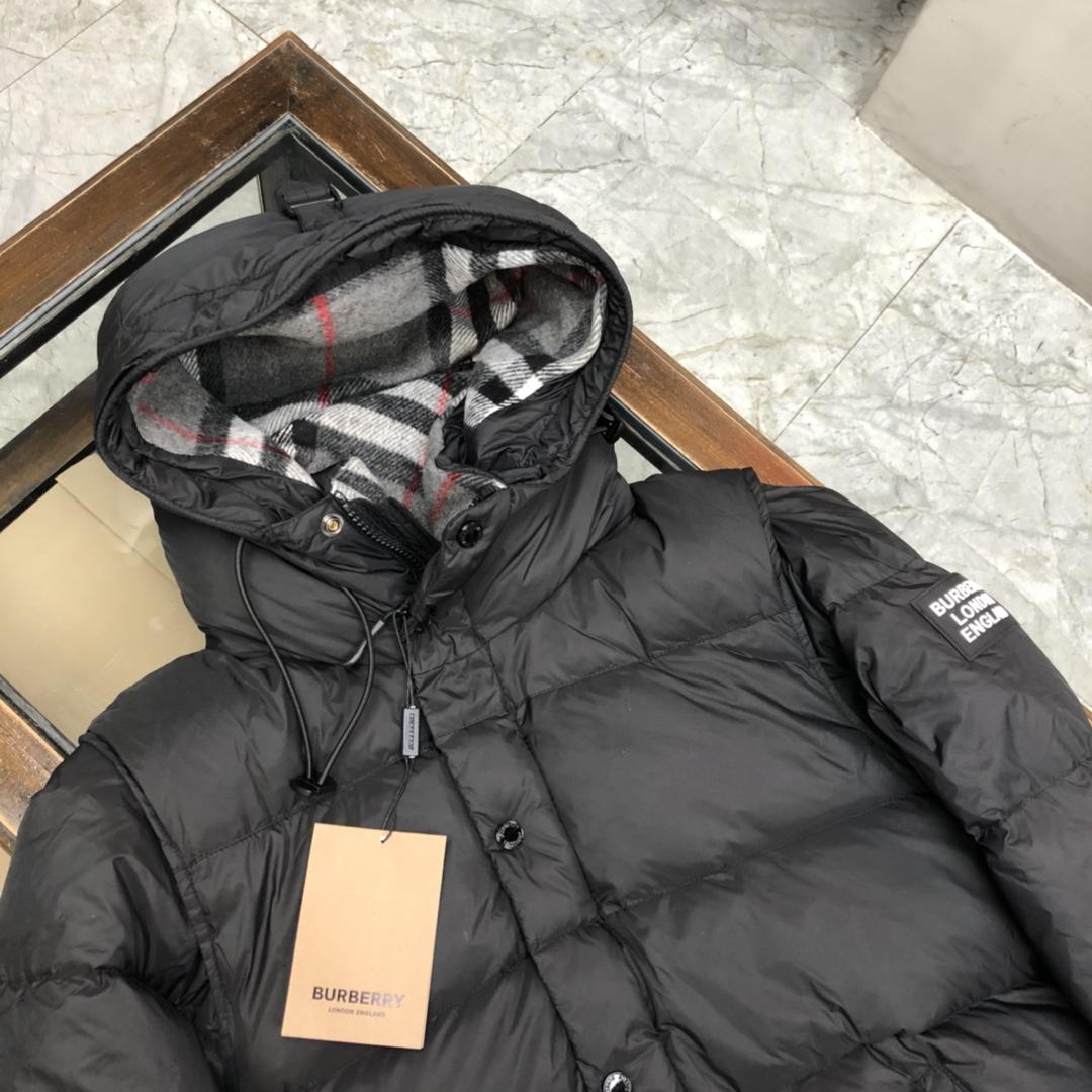 Burberry Logo Print Down Jacket - DesignerGu