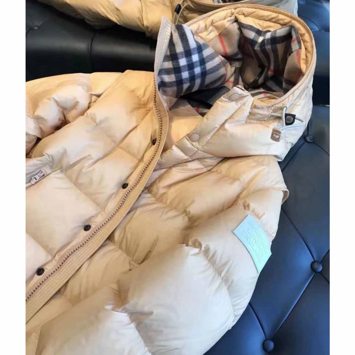 Burberry Logo Print Down Jacket - DesignerGu