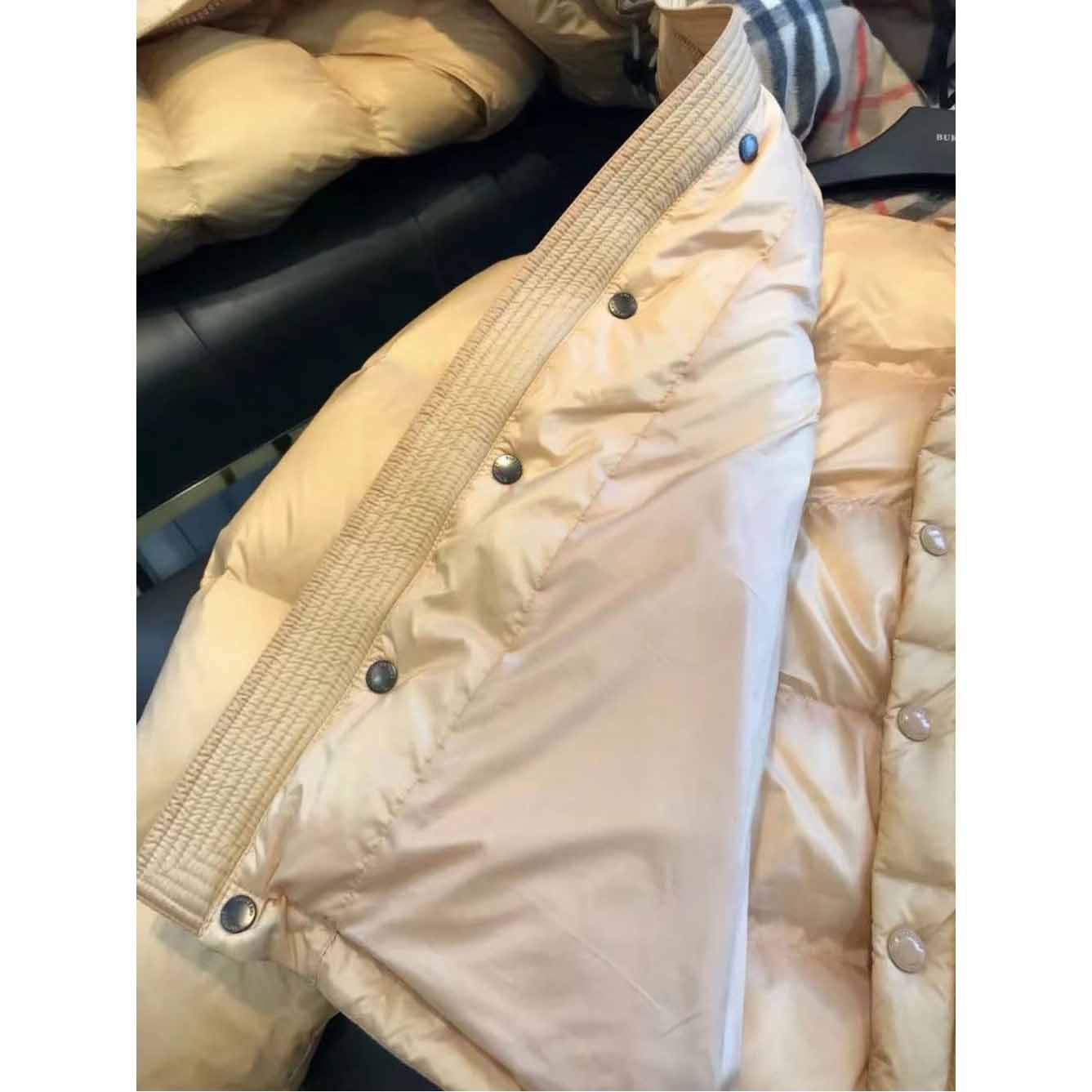 Burberry Logo Print Down Jacket - DesignerGu