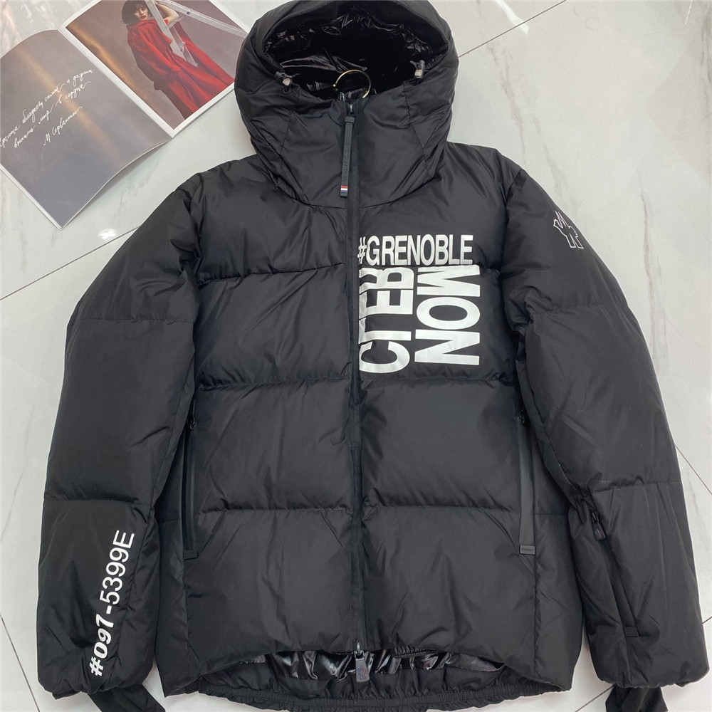 Moncler Grenoble Down Jacket In Black - DesignerGu