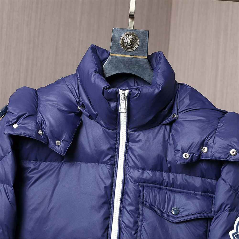 Moncler Montbeliard Short Down Jacket(Blue) - DesignerGu