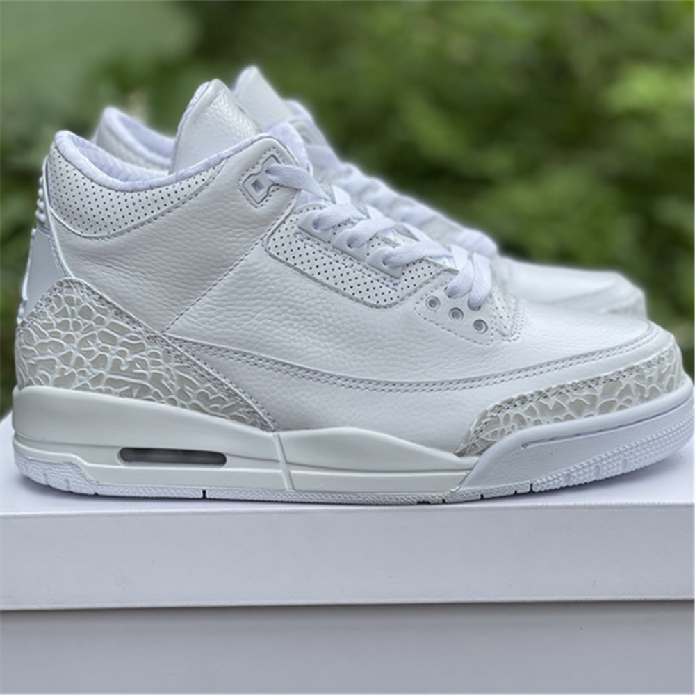 Jordan AJ3 “Triple White” Sneaker 136064-111 - DesignerGu