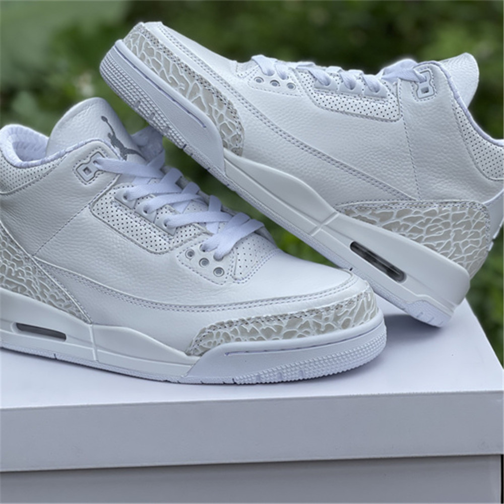 Jordan AJ3 “Triple White” Sneaker 136064-111 - DesignerGu