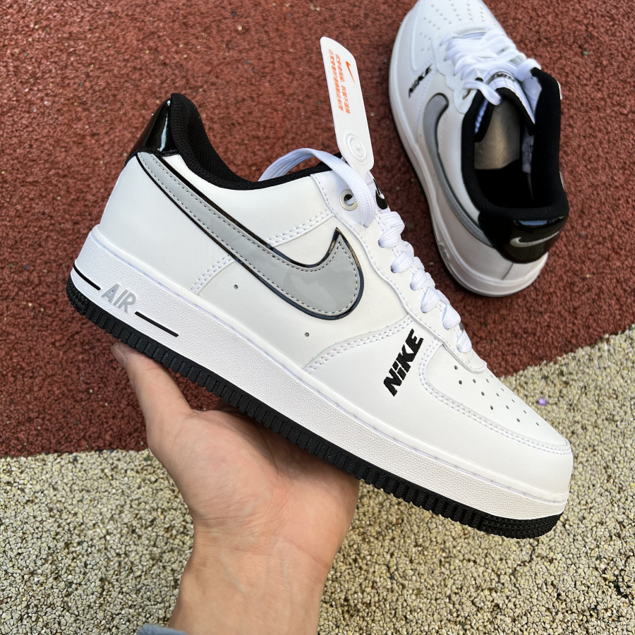 Nike Low Sneaker Air Force 1 '07 LV8 White Grey - DesignerGu