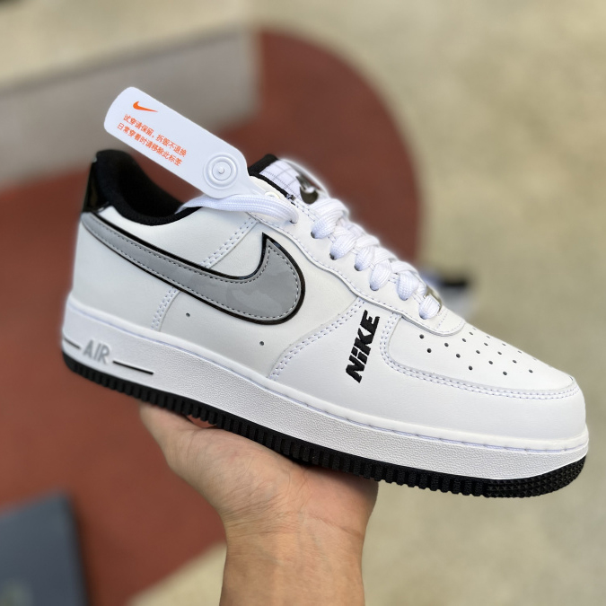 Nike Low Sneaker Air Force 1 '07 LV8 White Grey - DesignerGu