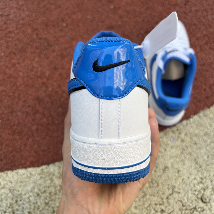 Nike Low Sneaker Air Force 1 '07 LV8 White Blue  - DesignerGu