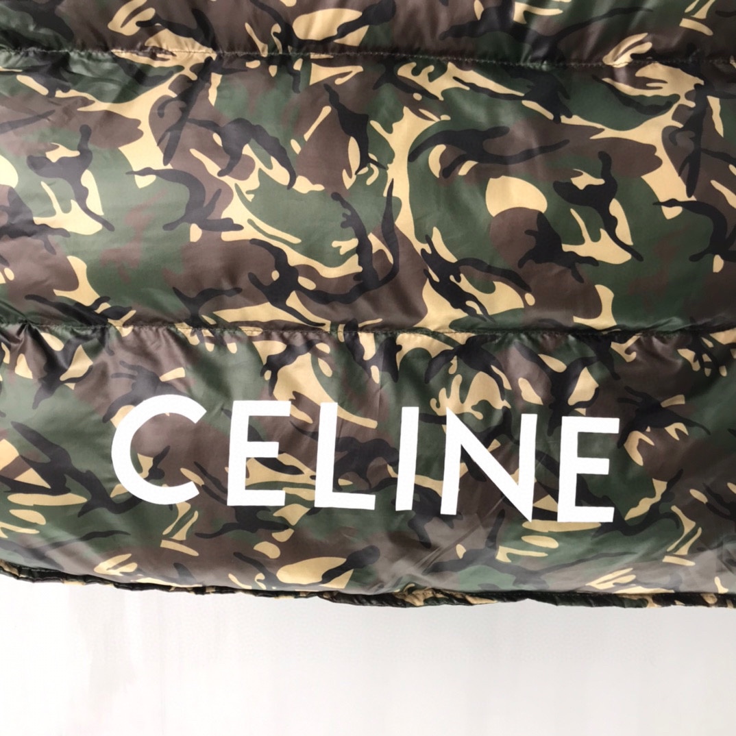 Celine  Loose Jacket In Printed Nylon(Detachable Hood) - DesignerGu