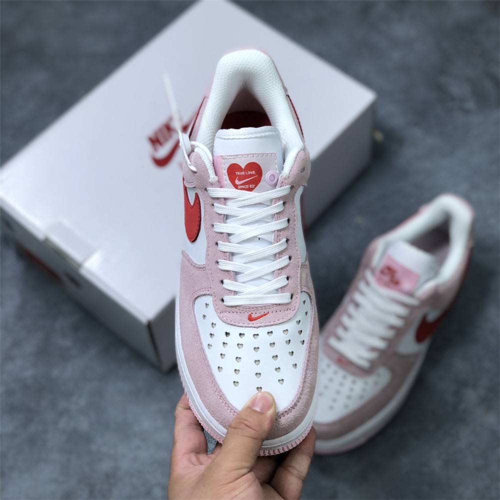 Nike Air Force Pink Valentine Sneaker - DesignerGu