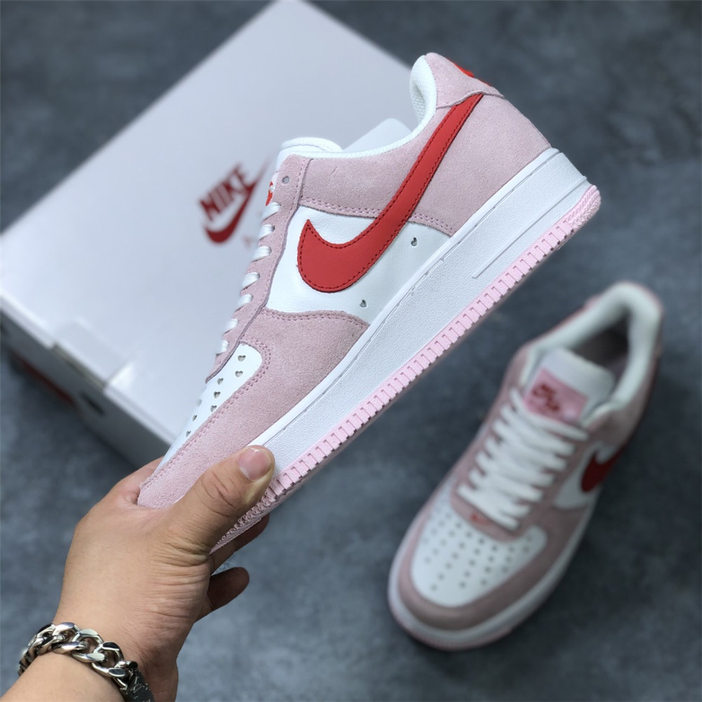 Nike Air Force Pink Valentine Sneaker - DesignerGu