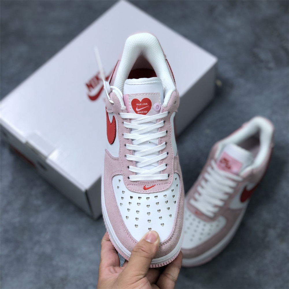 Nike Air Force Pink Valentine Sneaker - DesignerGu