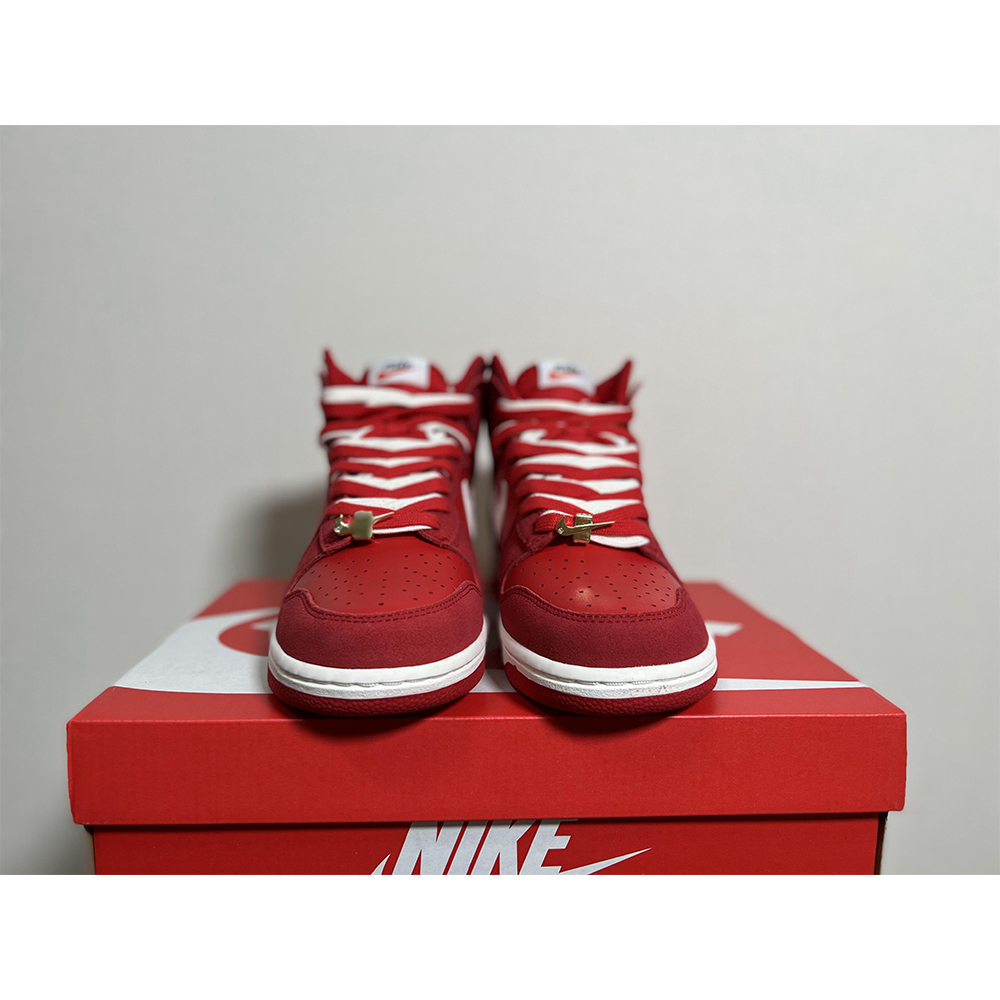 Nike Dunk High First Use Red Sneaker - DesignerGu