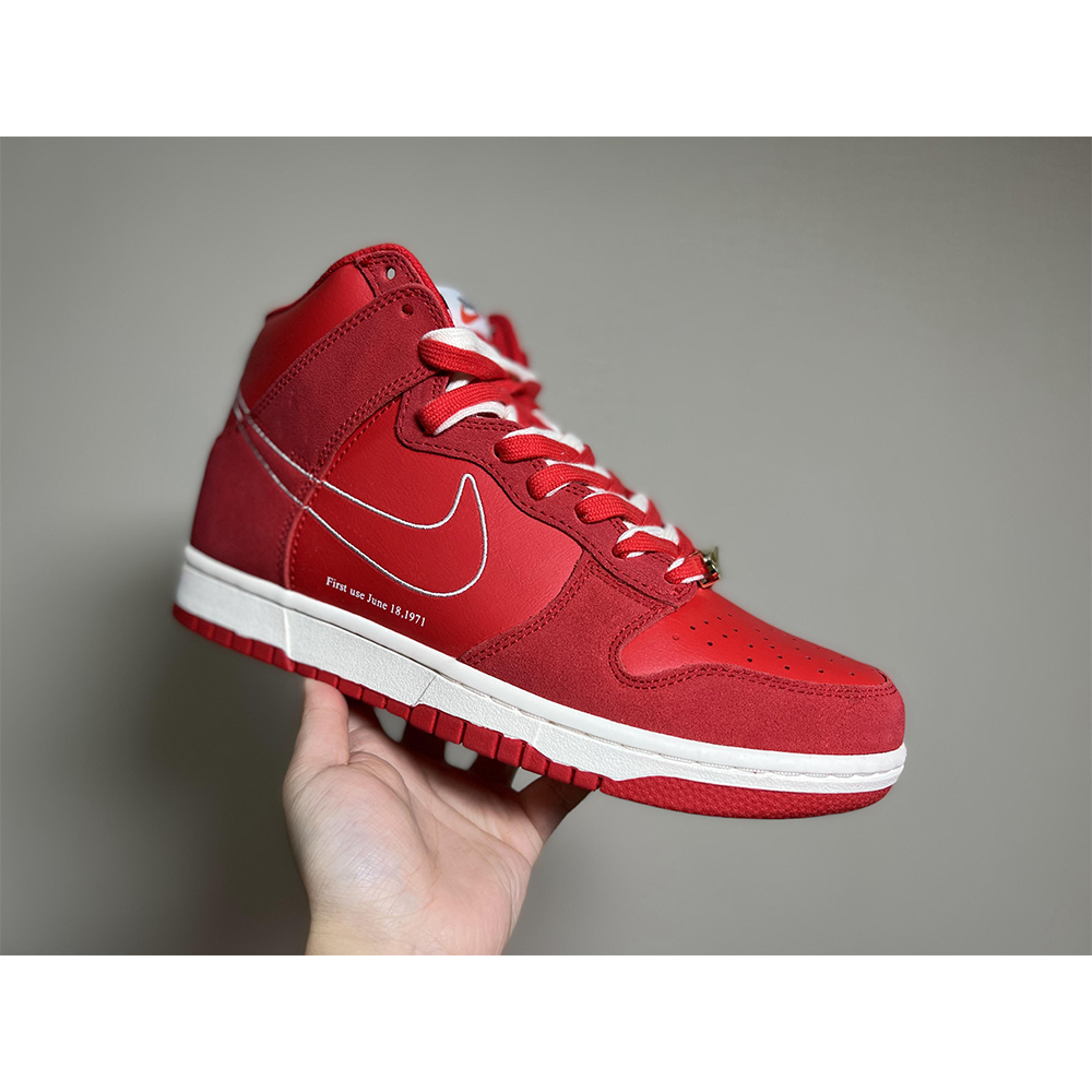 Nike Dunk High First Use Red Sneaker - DesignerGu