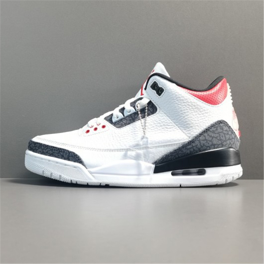 Jordan AJ3 SE-T JP Denim Fire Red Sneaker - DesignerGu