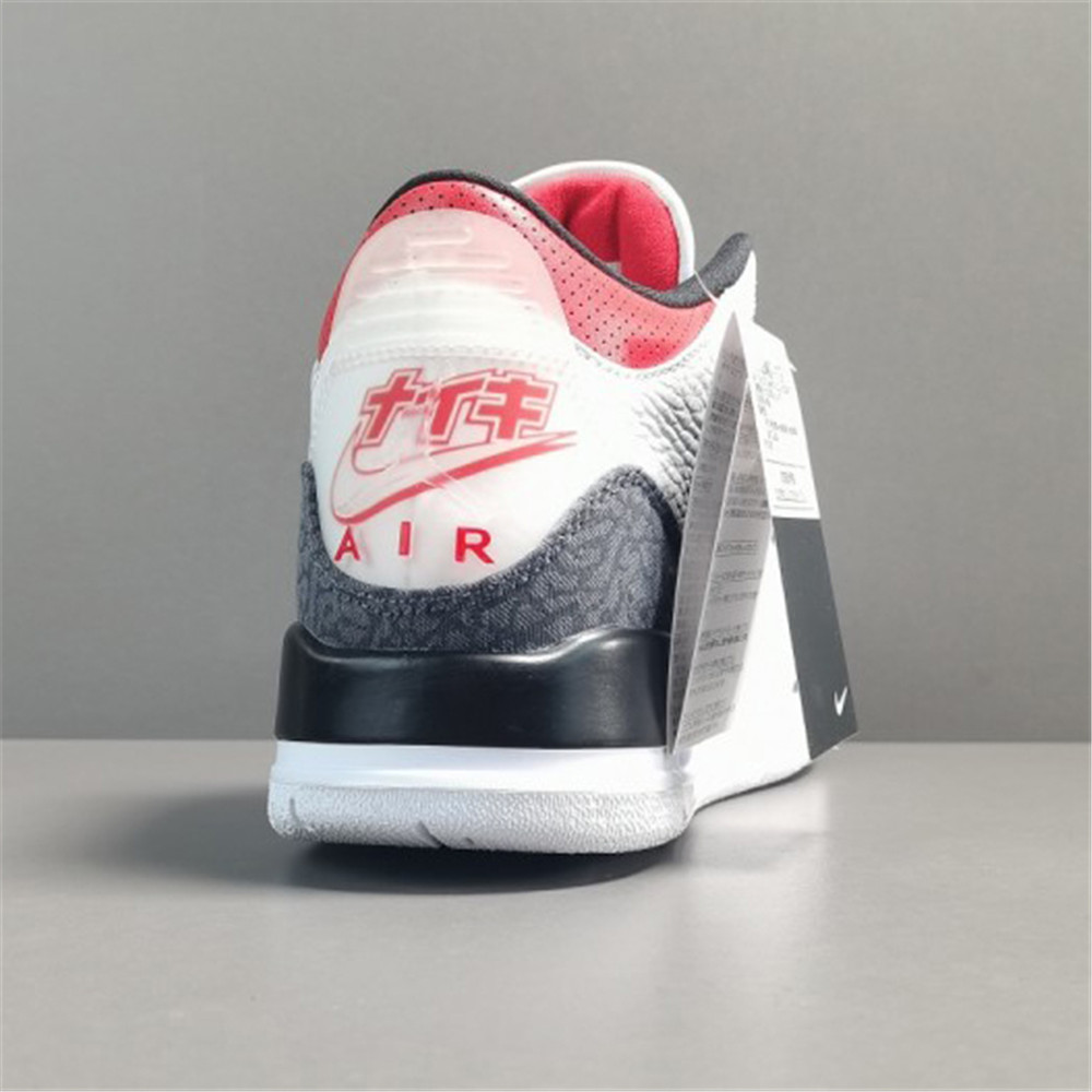 Jordan AJ3 SE-T JP Denim Fire Red Sneaker - DesignerGu