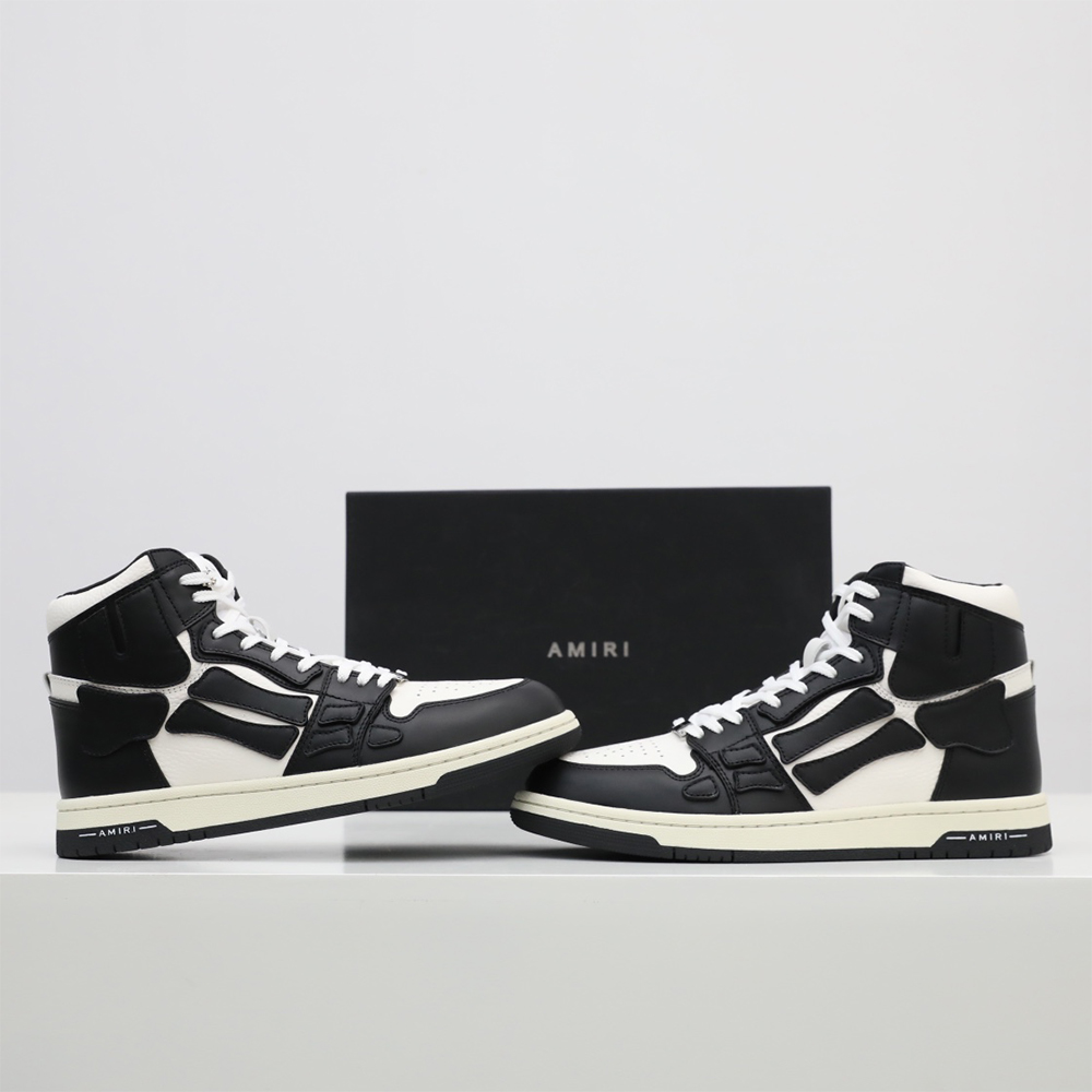 Amiri Skel-Top Hi Sneaker Black - DesignerGu