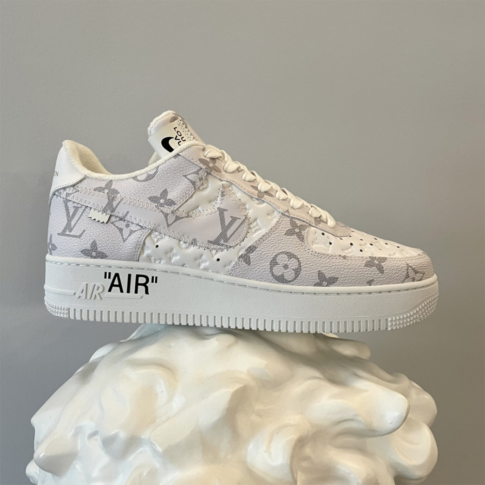 Louis Vuitton X Nike Air Force 1 Sneaker In Beige - DesignerGu