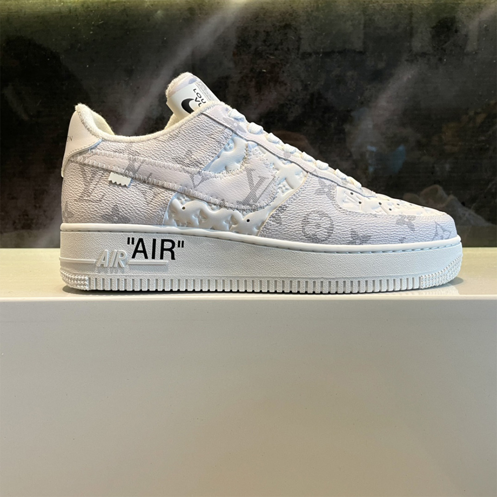 Louis Vuitton X Nike Air Force 1 Sneaker In Beige - DesignerGu