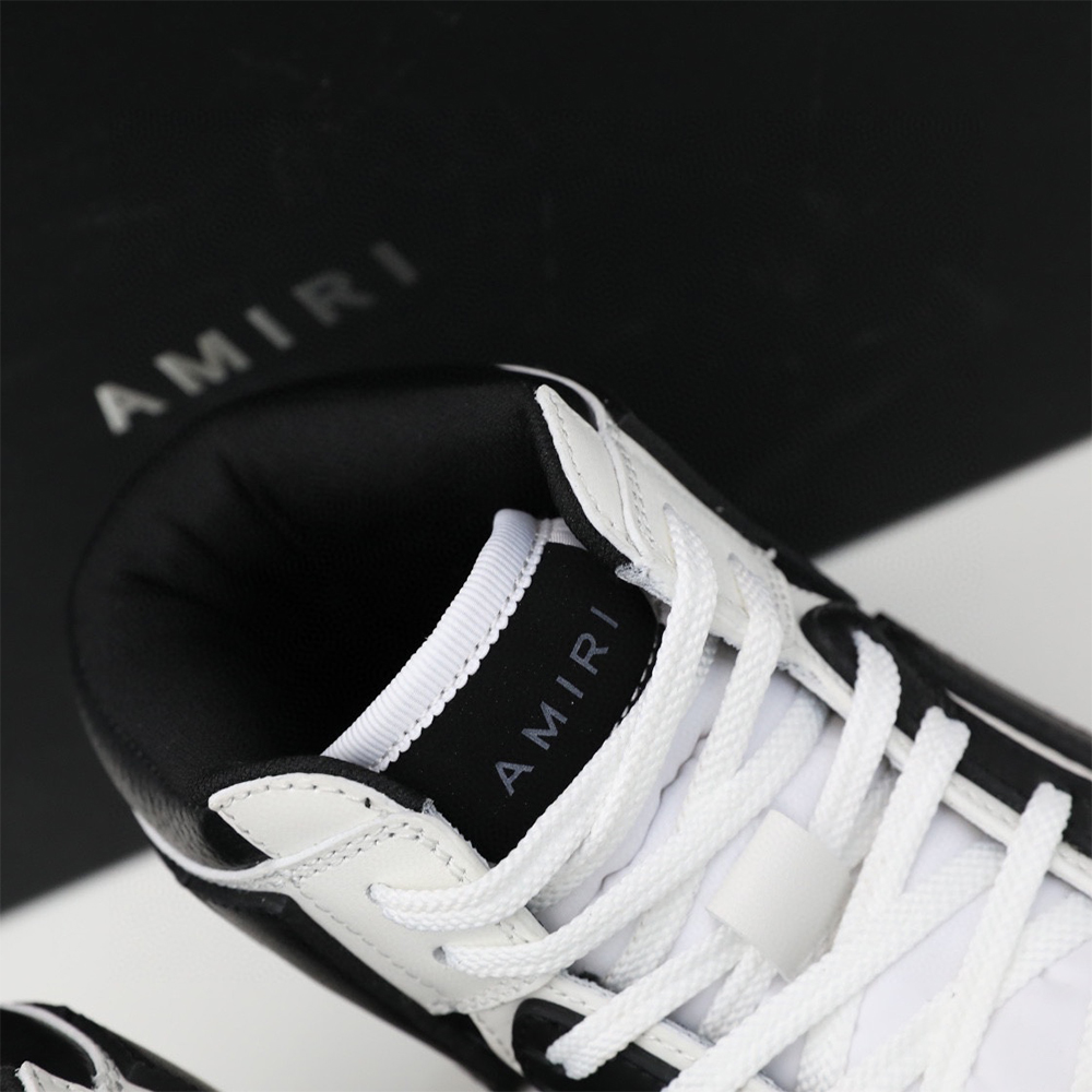 Amiri Skel-Top Hi Sneaker Black/White - DesignerGu