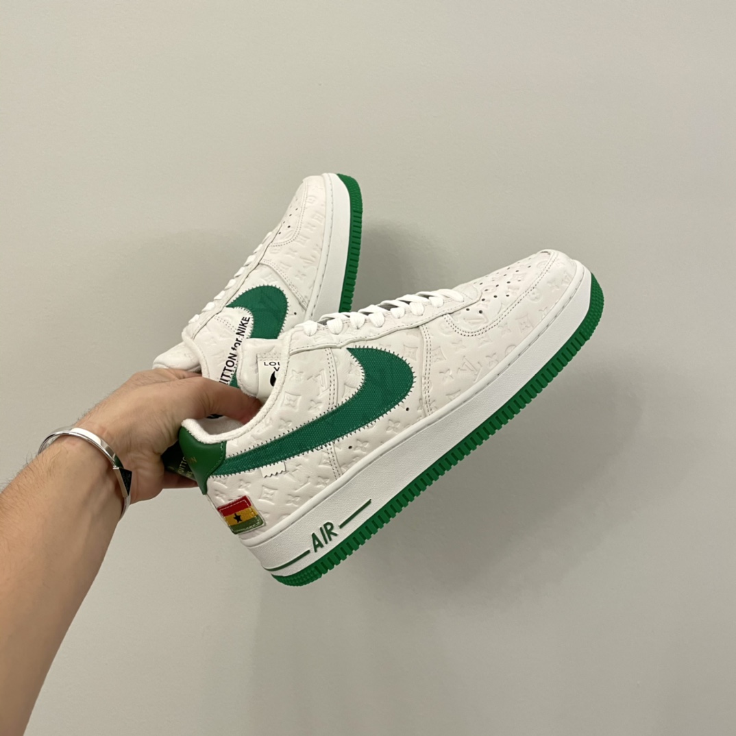 Louis Vuitton X Nike Air Force 1 Sneaker In White - DesignerGu