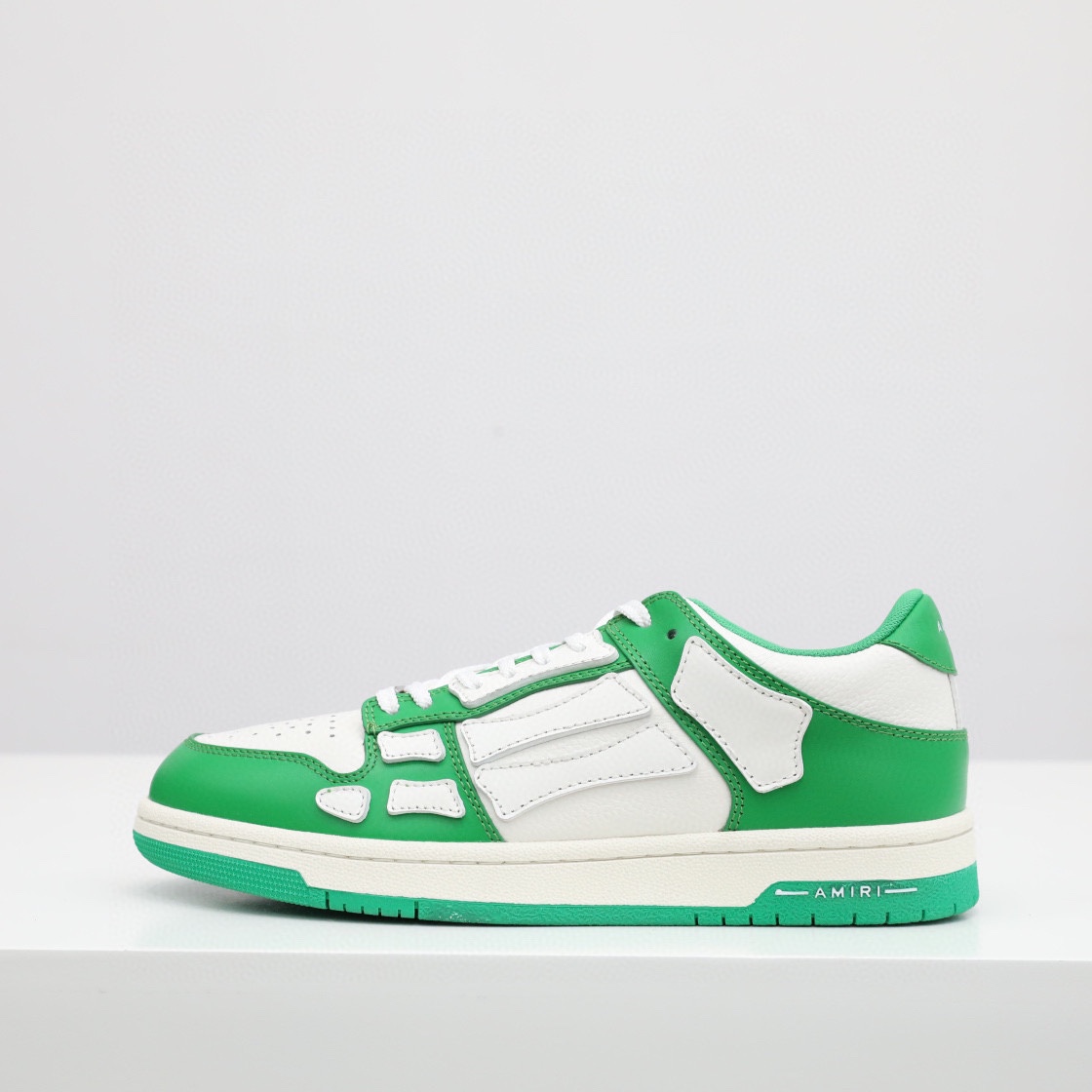 Amiri Skel-Top Low Sneaker Green/White - DesignerGu