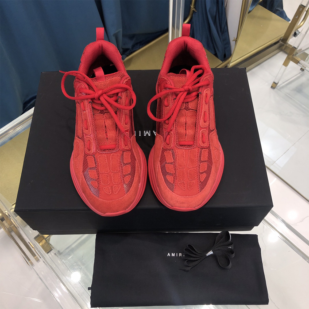 Amiri Bone Runner All Red - DesignerGu