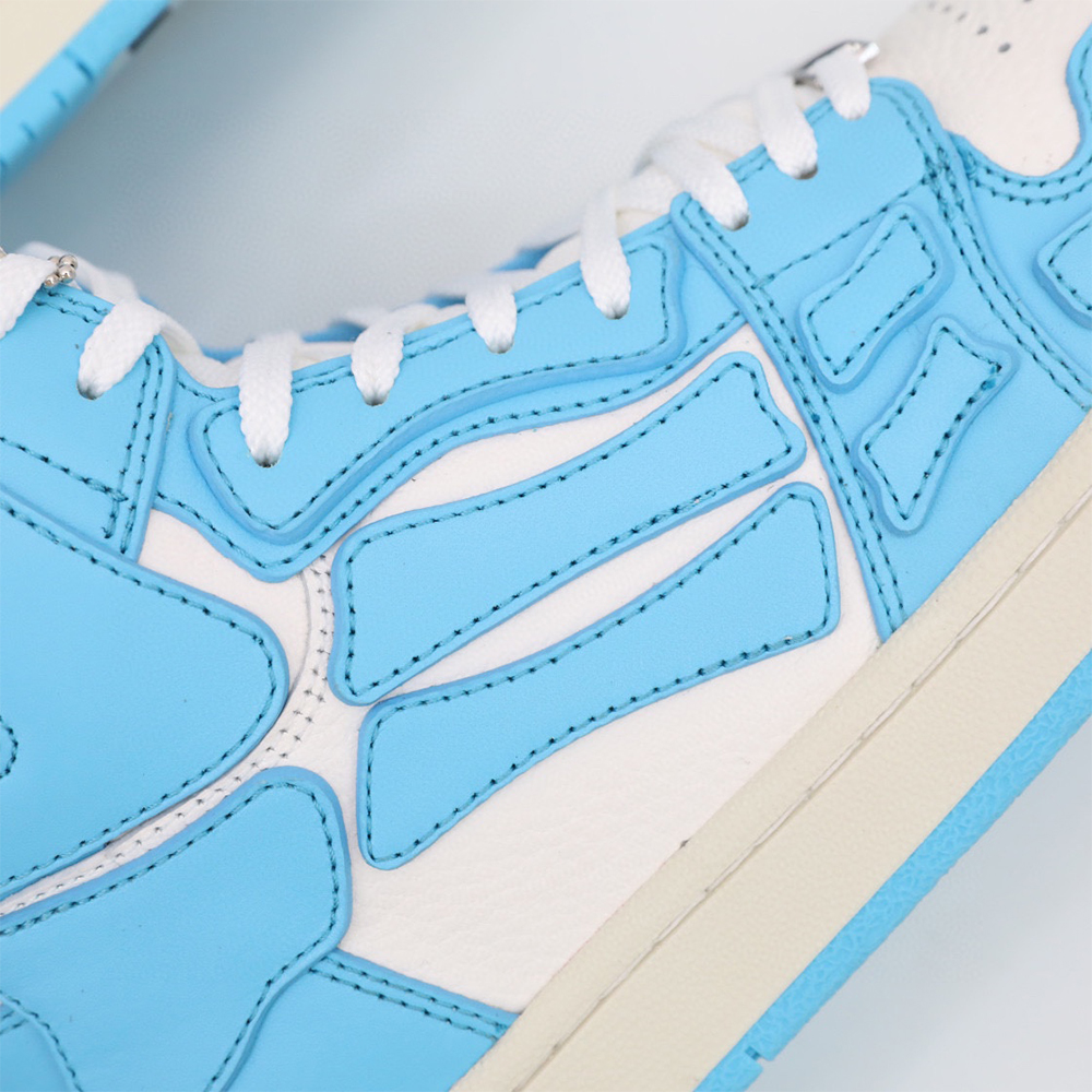 Amiri Skel-Top Hi Sneaker Blue/White - DesignerGu