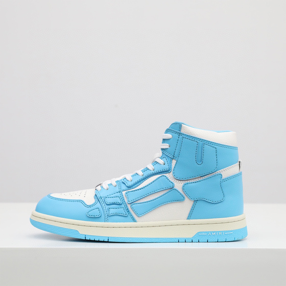 Amiri Skel-Top Hi Sneaker Blue/White - DesignerGu