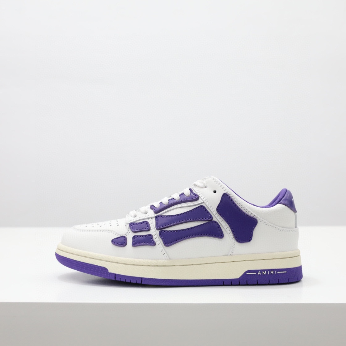 Amiri Skel-Top Low Sneaker Purple/White - DesignerGu