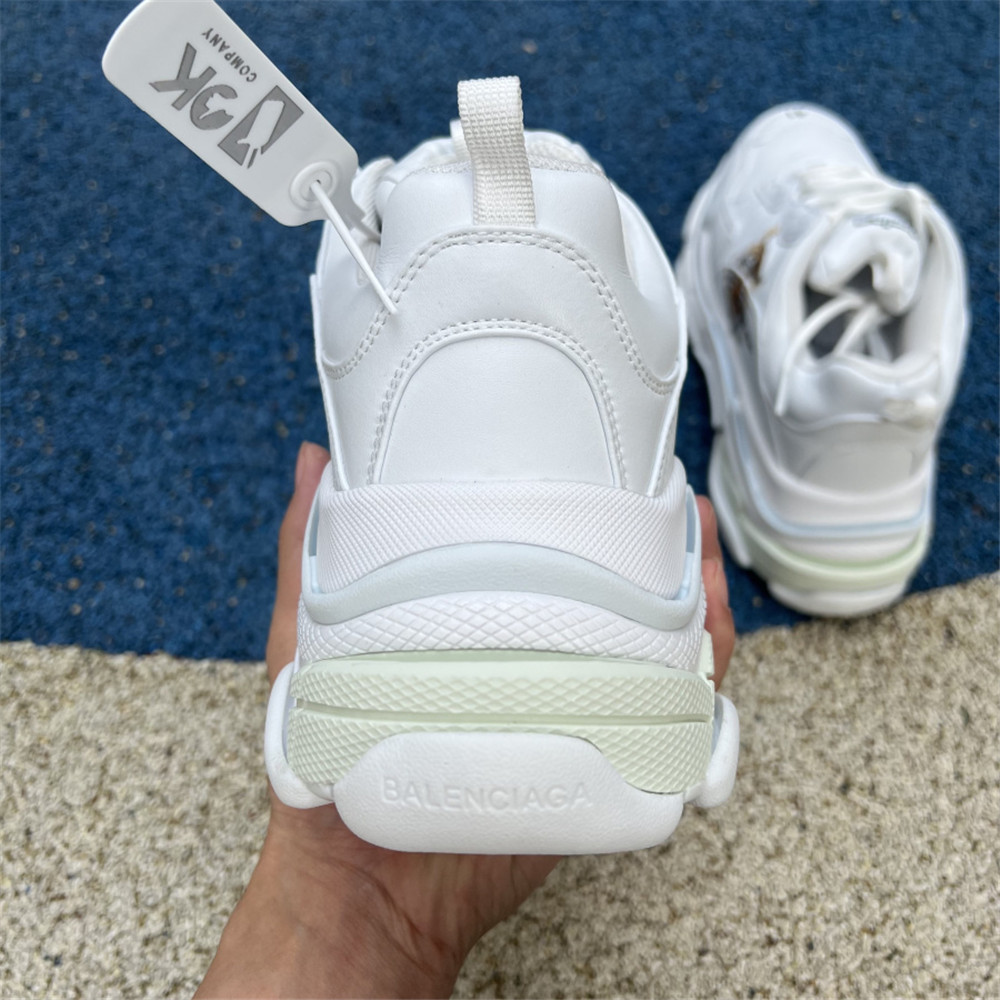 Balenciaga Triple S x Gucci Tiger Print Sneaker In White - DesignerGu