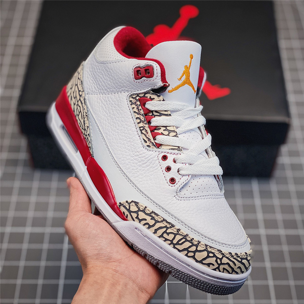 Air Jordan 3 Retro 'Cardinal Red' CT8532-126 Sneaker - DesignerGu