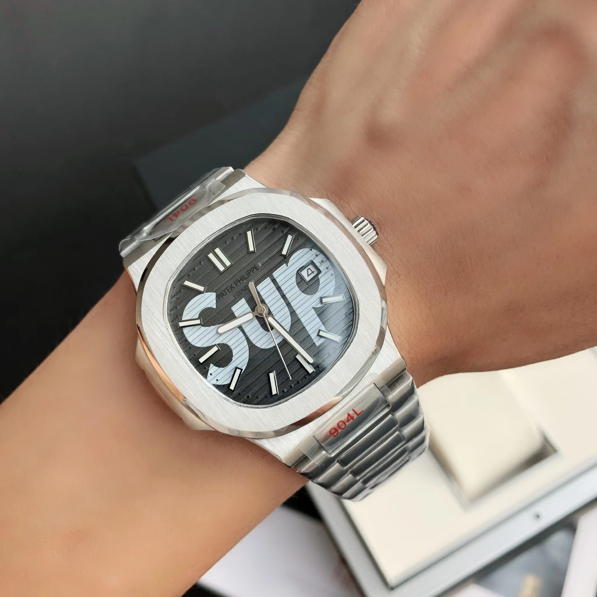 Patek Philipps Sa X Supreme Watch - DesignerGu