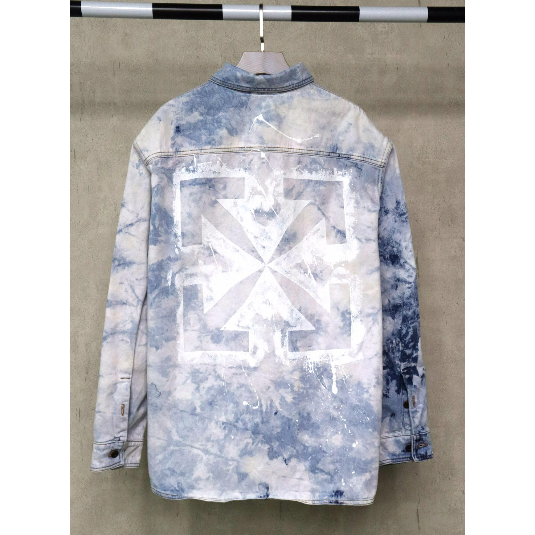 Off White Arrow Denim Jacket - DesignerGu