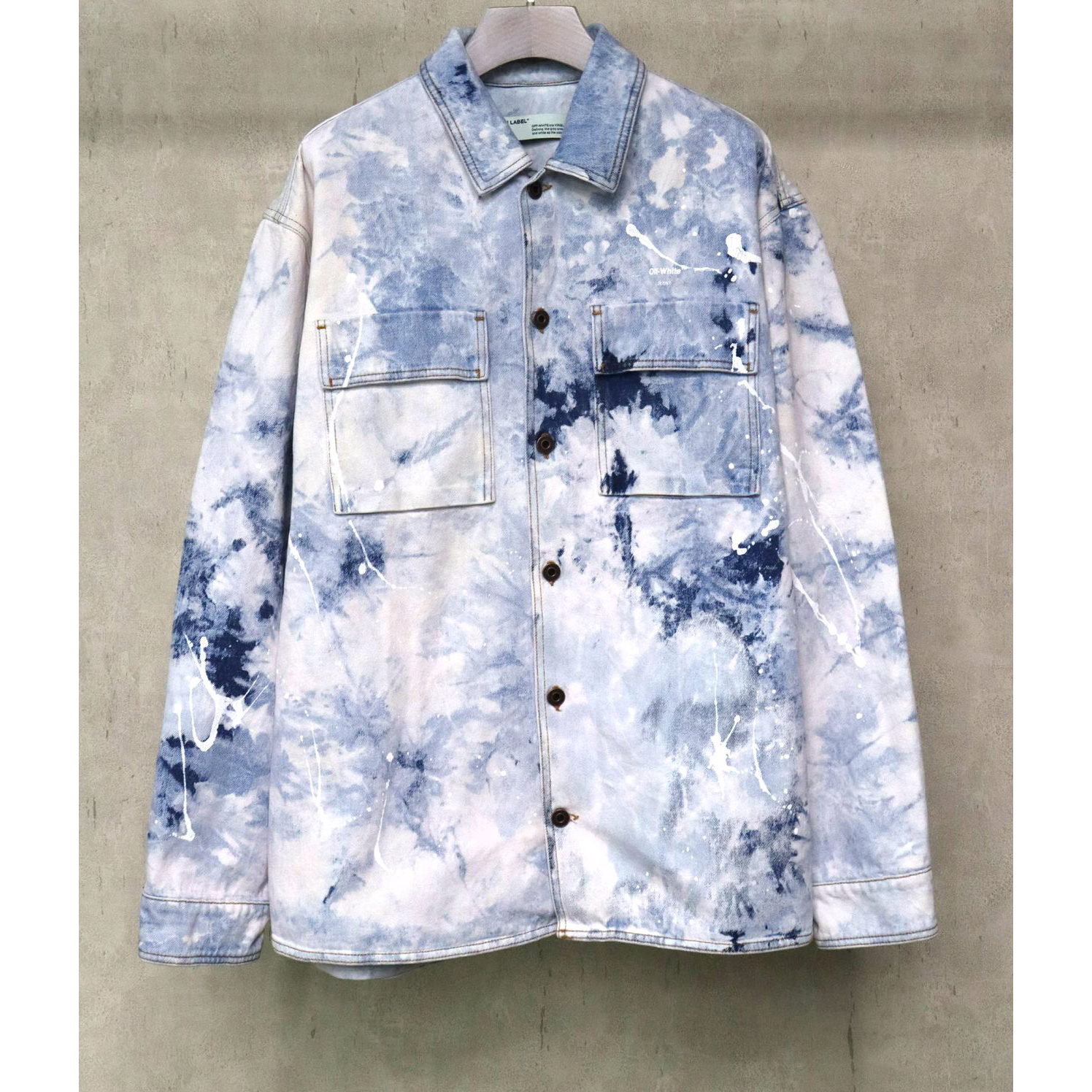 Off White Arrow Denim Jacket - DesignerGu