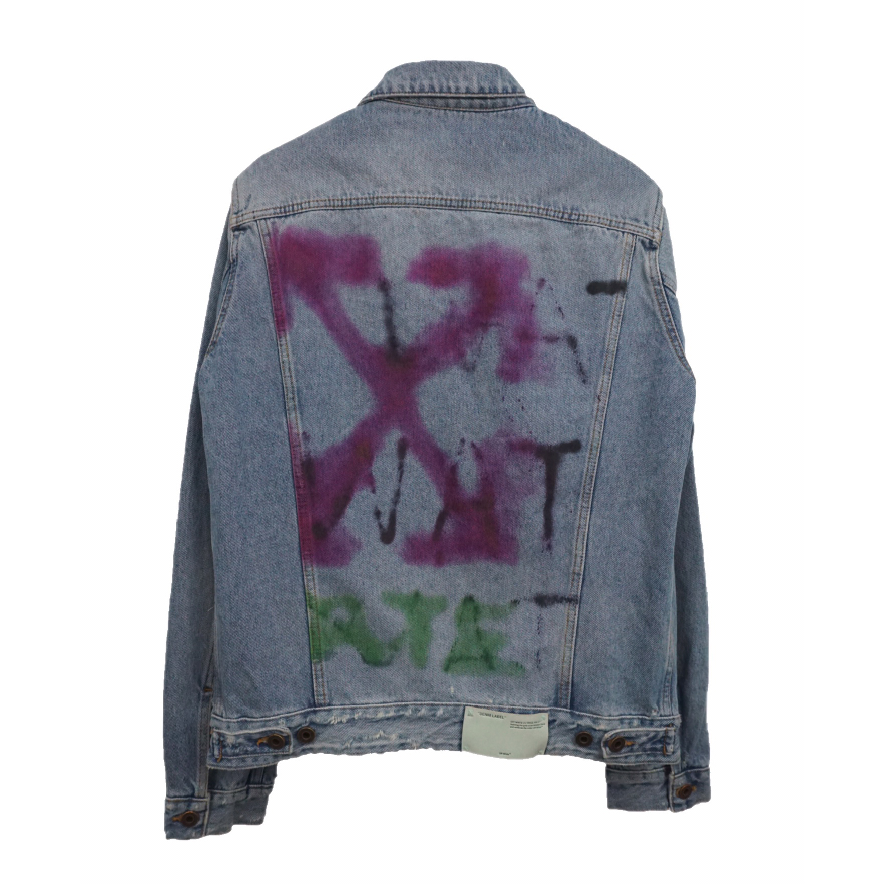 Off White Arrow Denim Jacket - DesignerGu