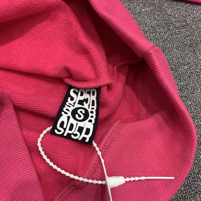 Sp5der P*NK Hoodie Pink - DesignerGu