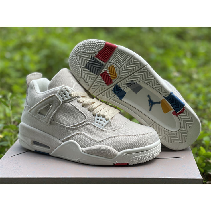 Air Jordan 4 WMNS “Canvas” DQ4909-100 - DesignerGu