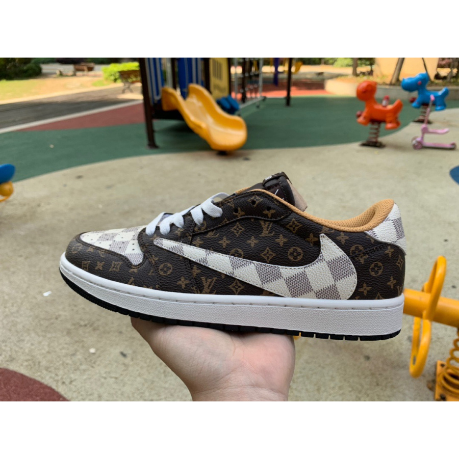 Travis Scott x Nike Air Jordan 1 Low AJ1 Sneaker DM7866-116 - DesignerGu