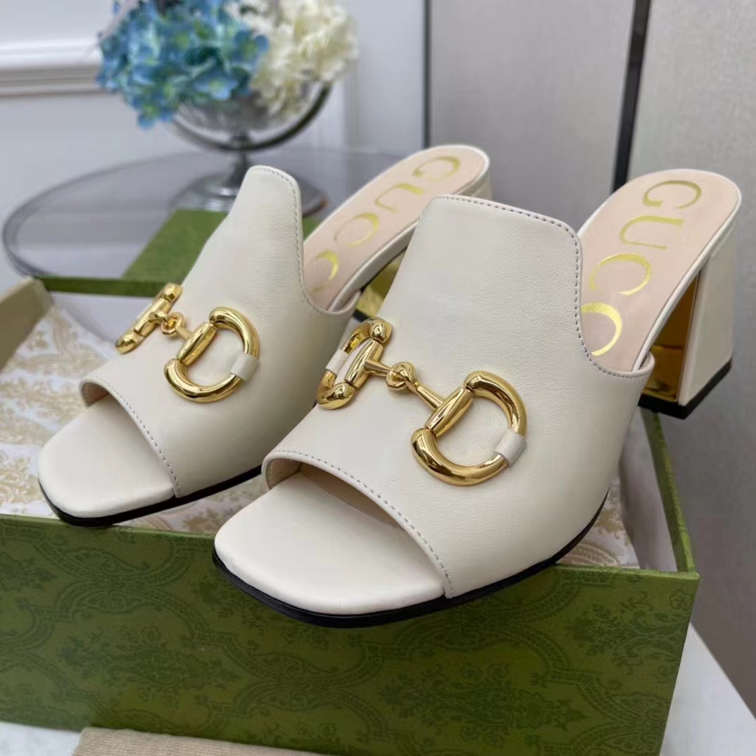 Gucci Women's slide sandal with Horsebit - DesignerGu