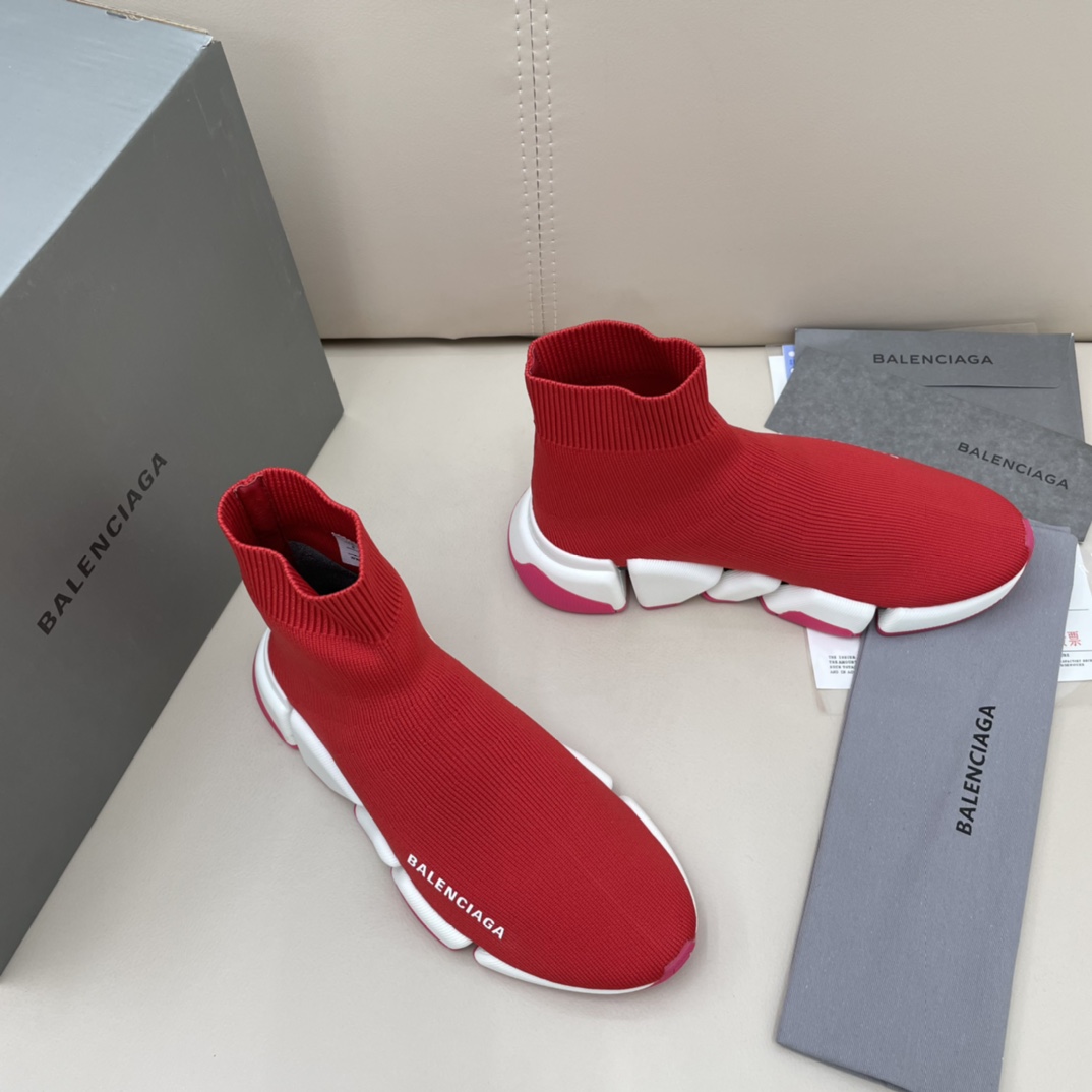 Balenciaga  Speed 2.0 Recycled Knit Sneaker  - DesignerGu