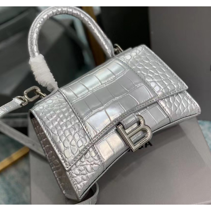 Balenciaga Hourglass Top Handle Bag (19-21-8CM) - DesignerGu