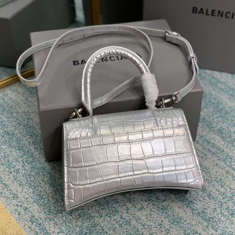 Balenciaga Hourglass Top Handle Bag (19-21-8CM) - DesignerGu