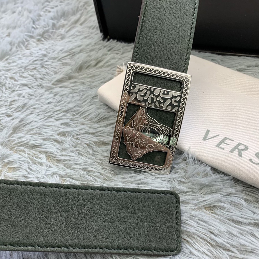 Versace Medusa Head Leather Belt  35mm - DesignerGu